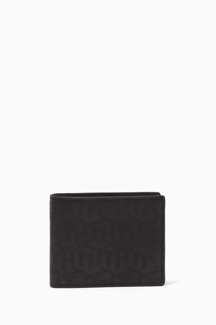 

TH Business Small Credit Card Wallet in Leather, Black