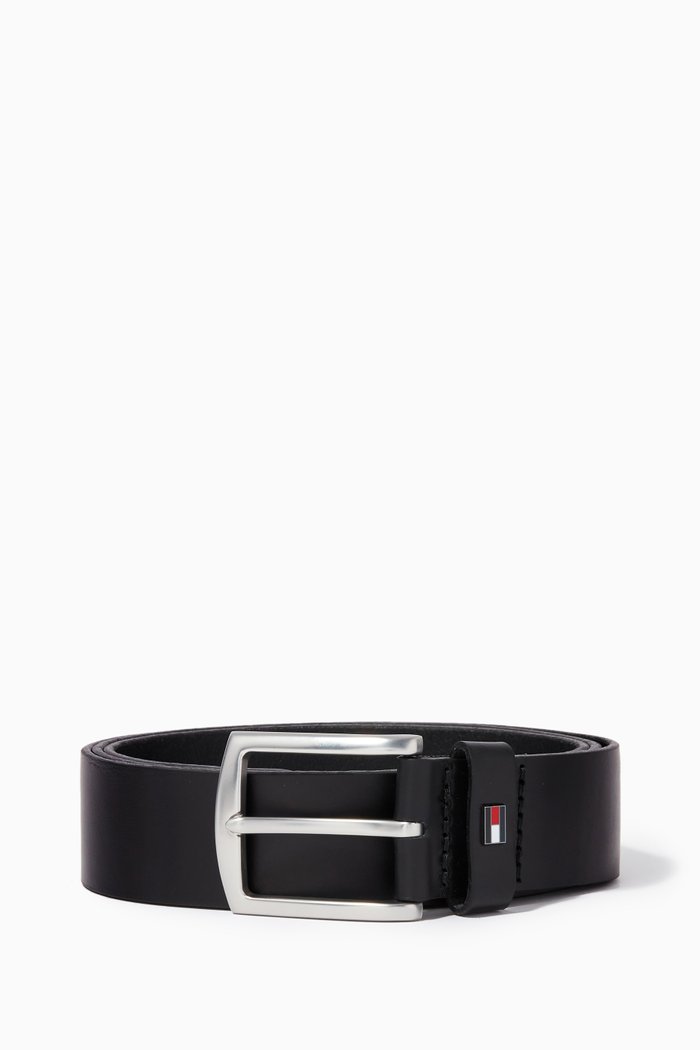 

Denton Belt in Leather, Black