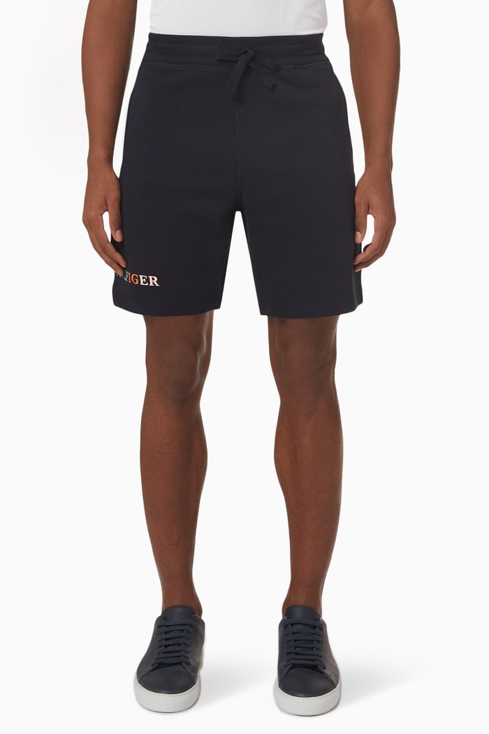 

Logo Sweatshorts in Organic Cotton, Blue