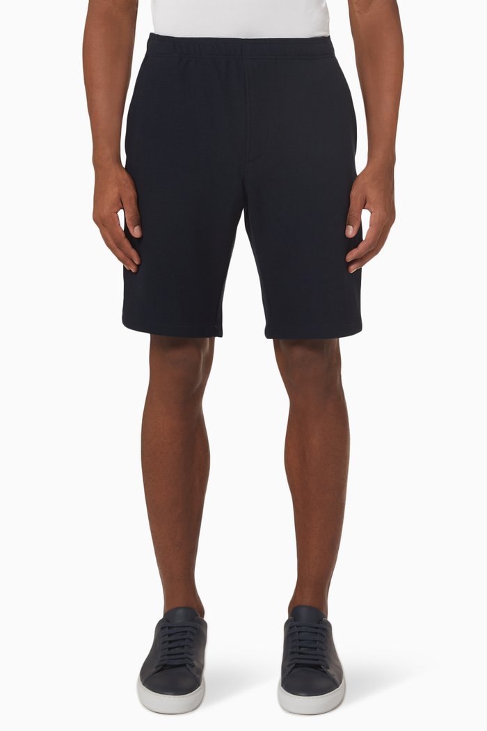 

Harlem Sweatshorts in Organic Waffle Knit Cotton, Blue