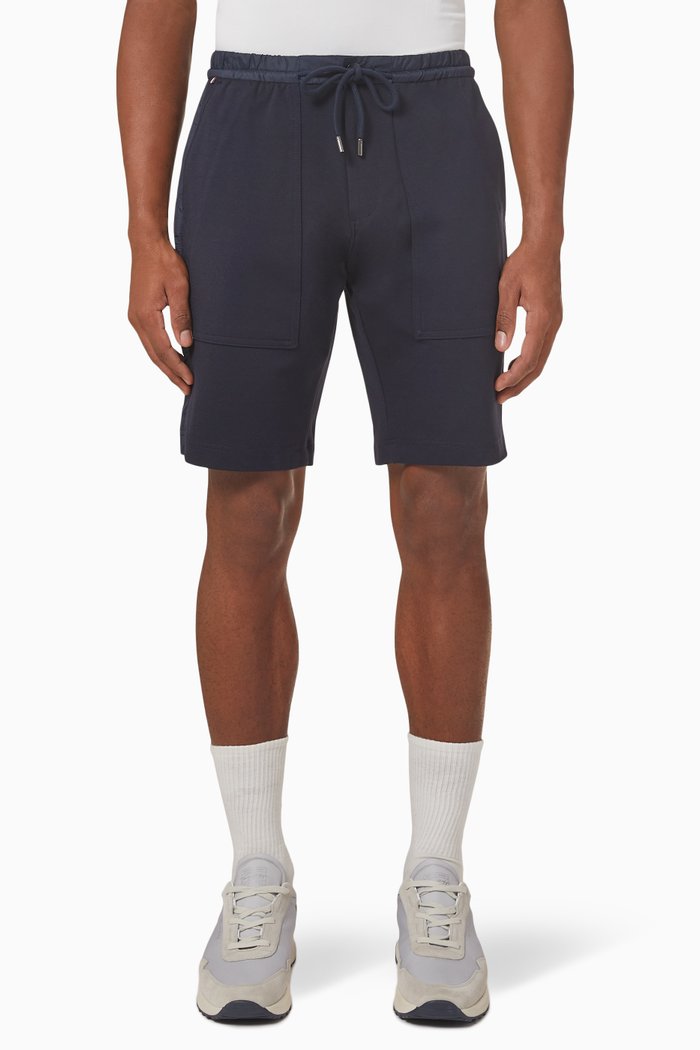 

Harlem Utility Shorts in Viscose & Nylon, Blue