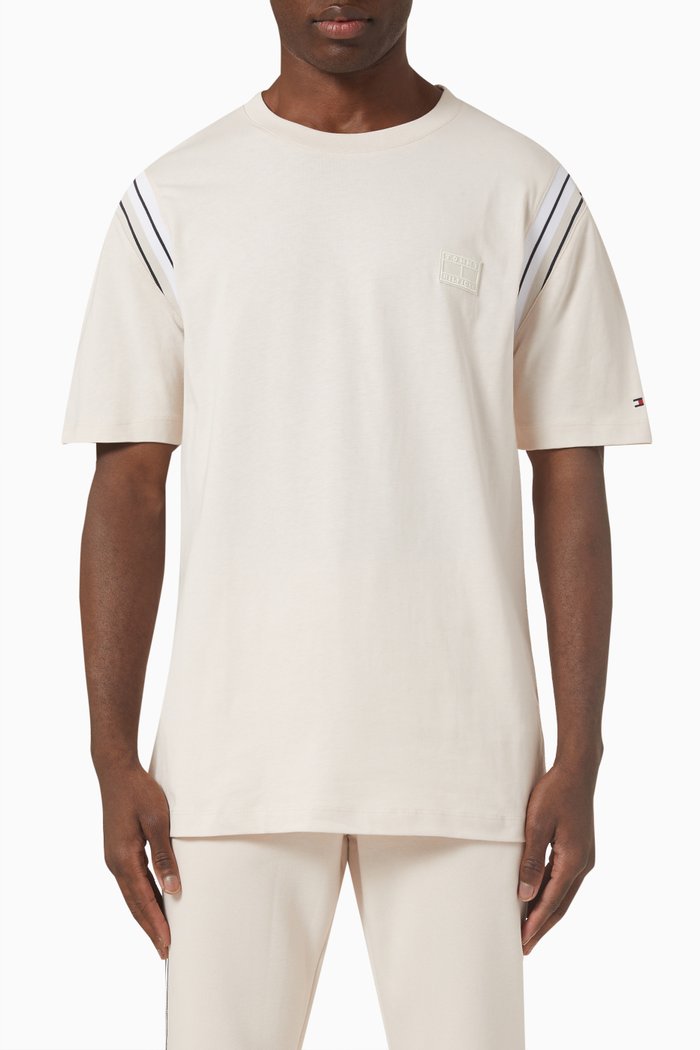 

Varsity T-shirt in Cotton, Neutral