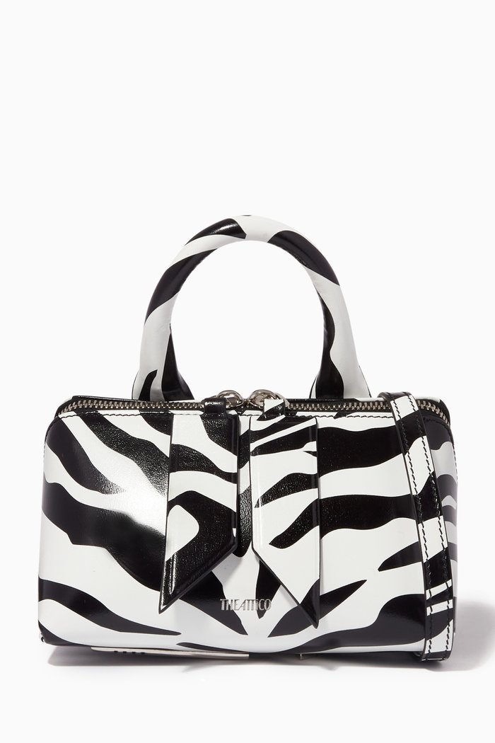 

''Friday'' Mini Handbag in Leather, Black