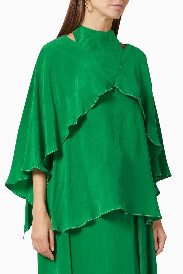 

Oversize Blouse, Green