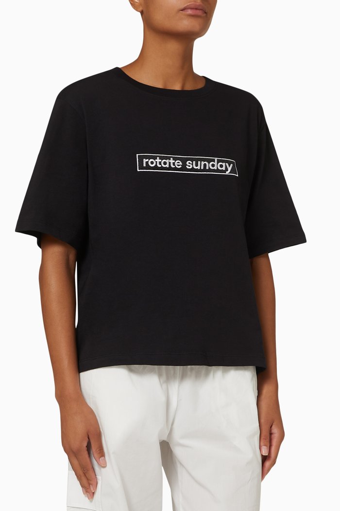 

Aster T-shirt in Organic Cotton, Black