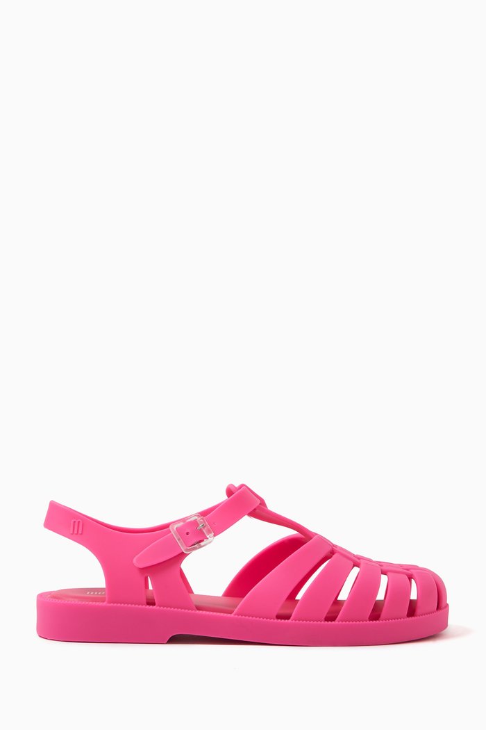 

Possession Matte Flat Sandals in Melflex™, Pink
