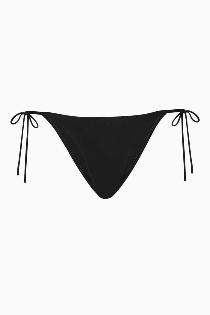 

The String Brief in Recycled Nylon, Black