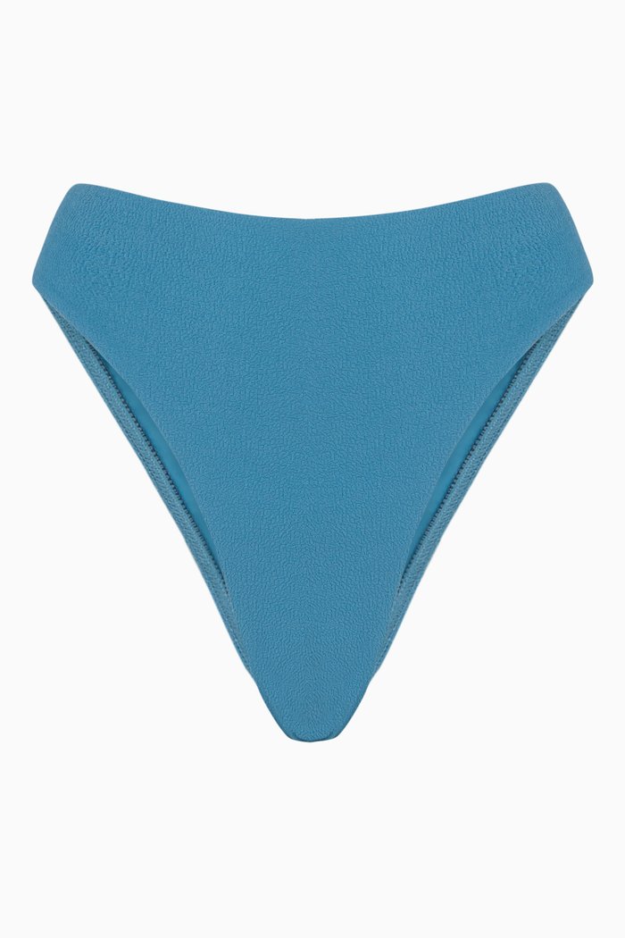 

Nineties High Waist Brief in Recycled Nylon, Blue