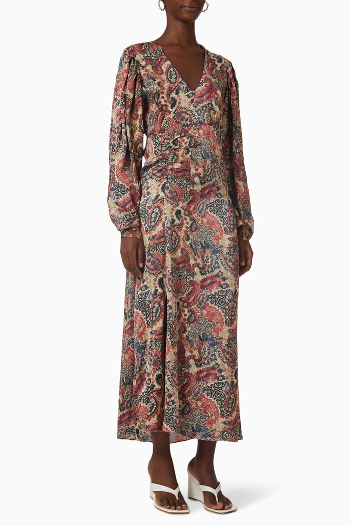 

Lucas Printed Dress in Viscose, Multicolour