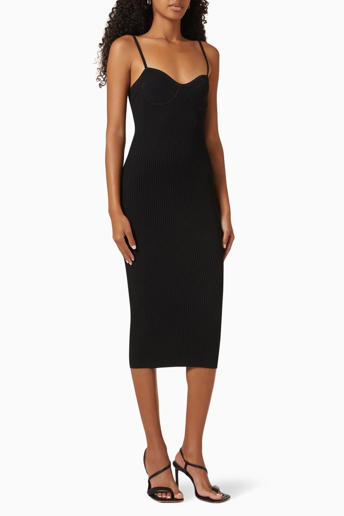 

Eyelet Bra Dress, Black