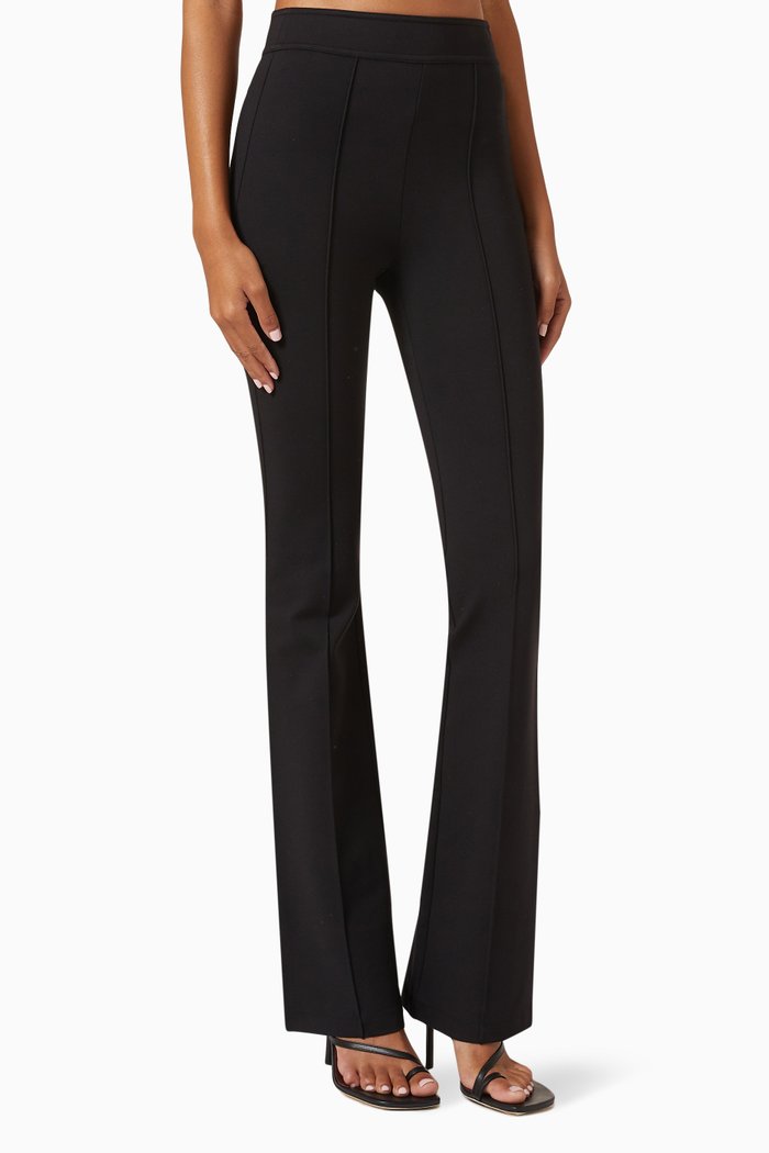 

Ponte Bootcut Pants, Black