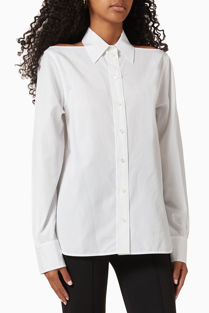 

Slit Shirt, White