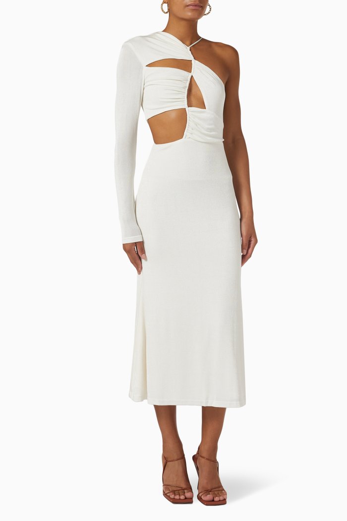 

Eriko Dress in Jersey, White