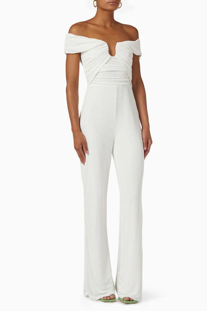 

Judi Mini Dress in Jersey, White