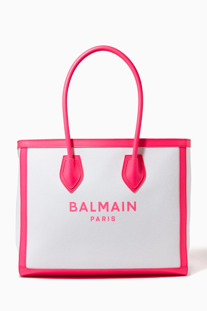 

B-Army 42 Shopper in Canvas & Leather, Pink