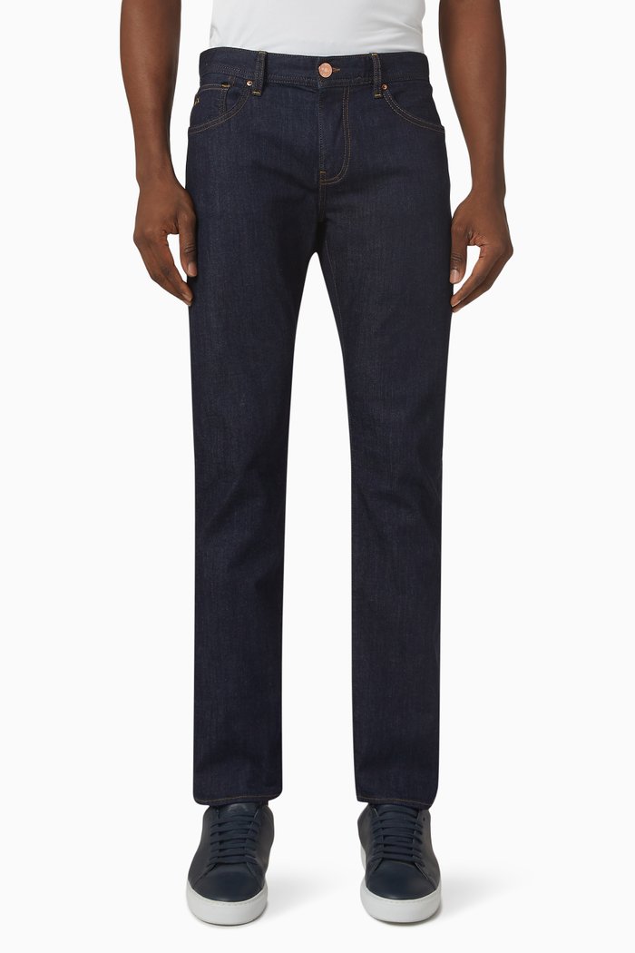J16 Straight Jeans in Denim, Blue