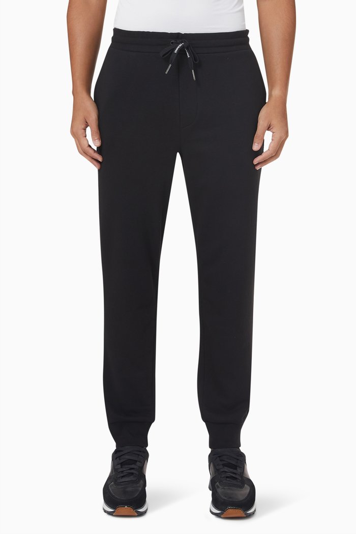 

Logo Joggers in Fleece, Black