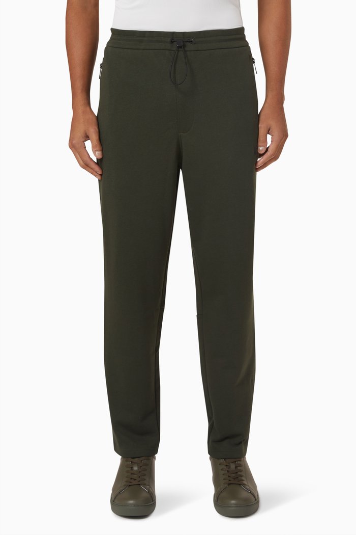 

Casual Sweatpants in Fleece, Green