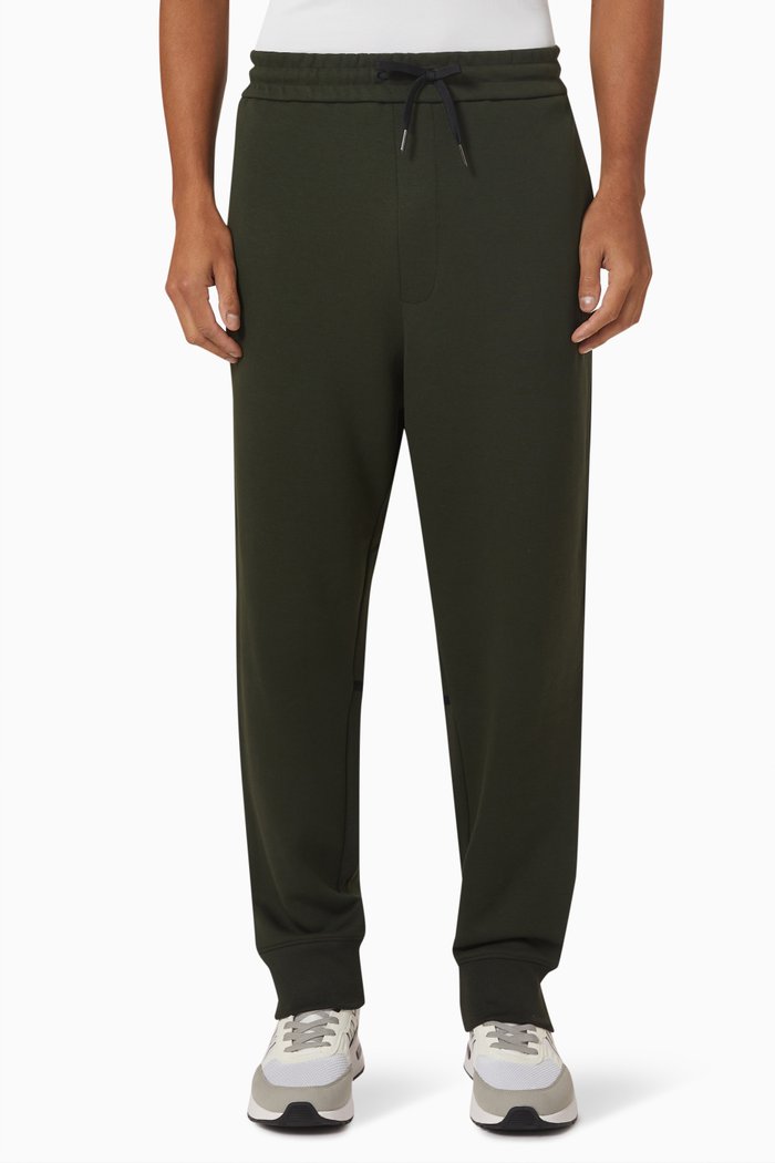 

Contrast Tape Sweatpants in Fleece, Green