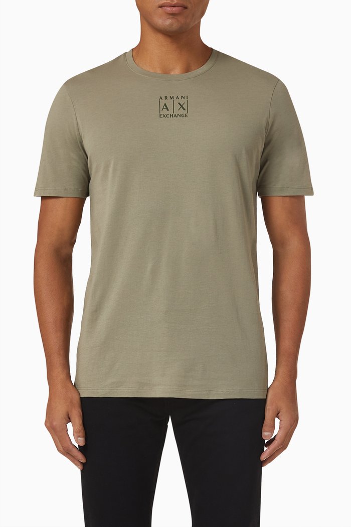 

Logo Patch T-Shirt in Jersey, Neutral