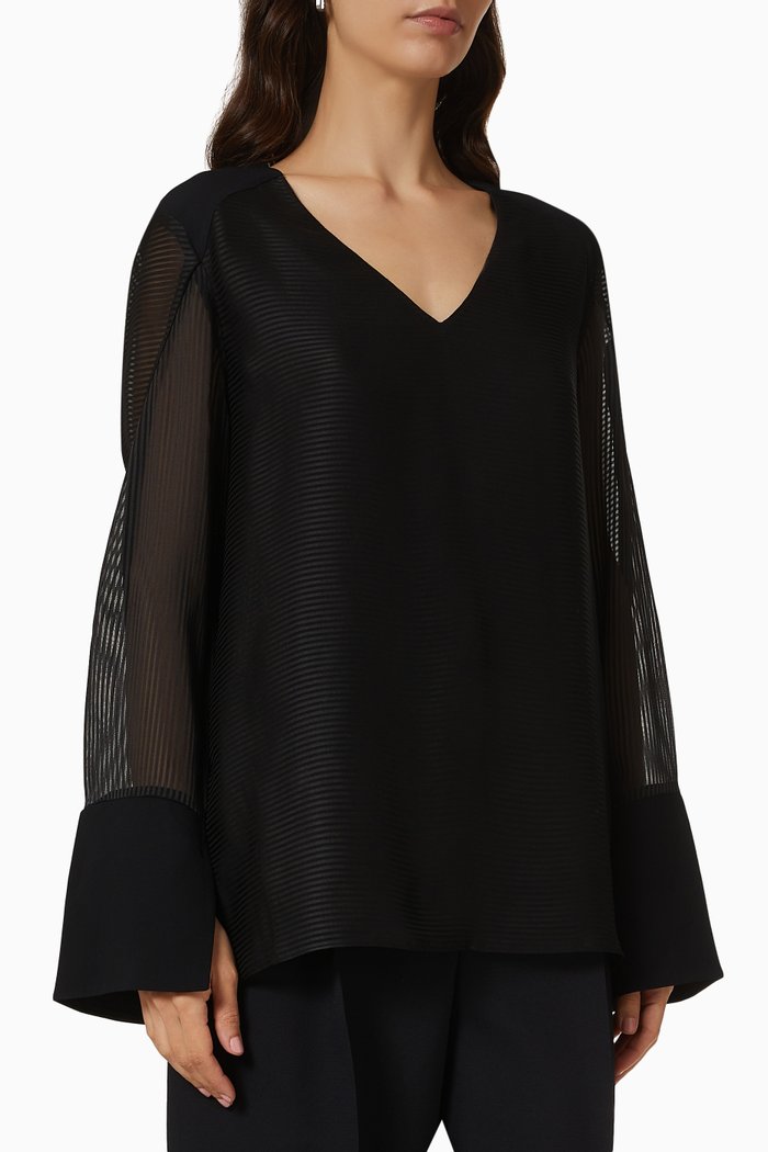 

Long Sleeve Top, Black