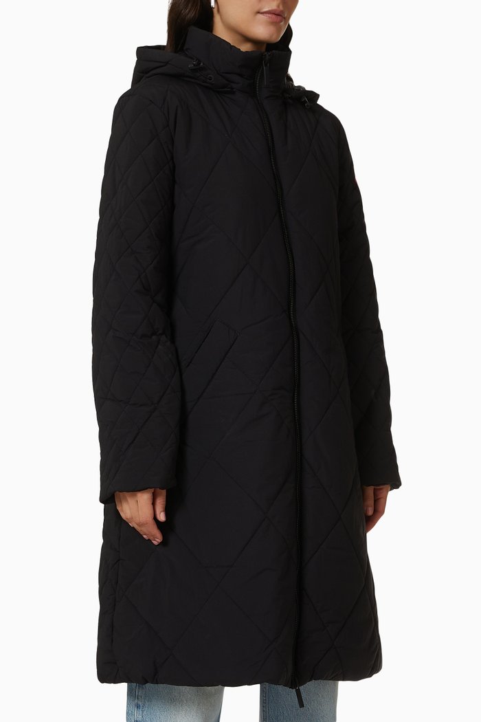 Hooded Cabin Coat, Black