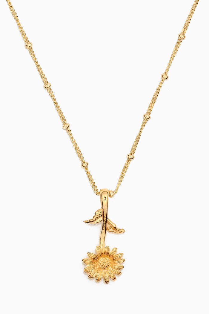 

Daisy Necklace in 14kt Yellow Gold Vermeil
