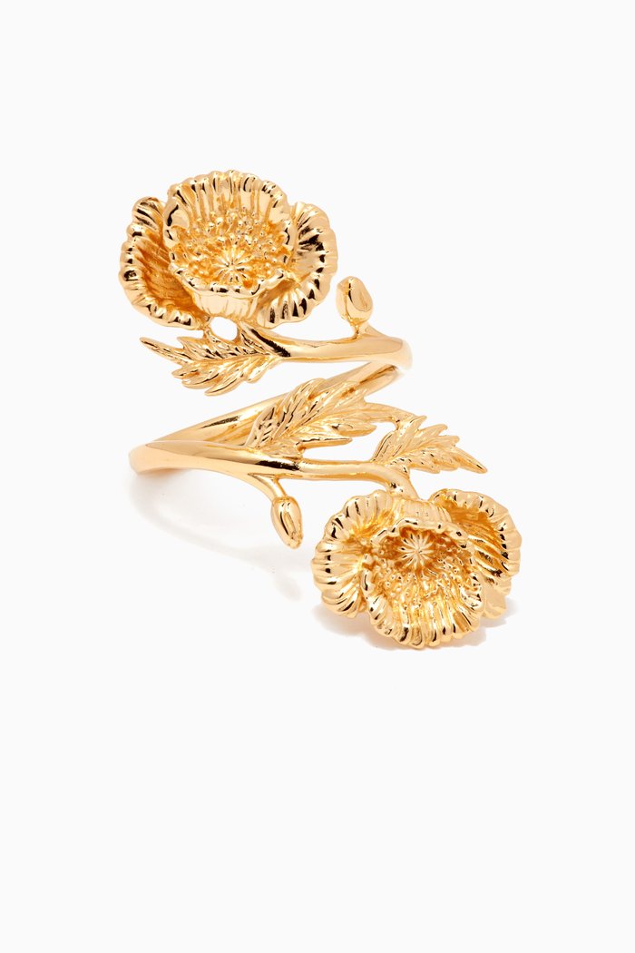 

Poppy Wrap Ring in 14kt Yellow Gold Vermeil