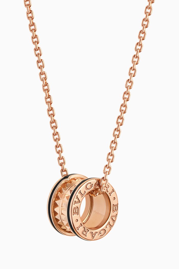 

B.zero1 Rock Necklace in 18kt Rose Gold
