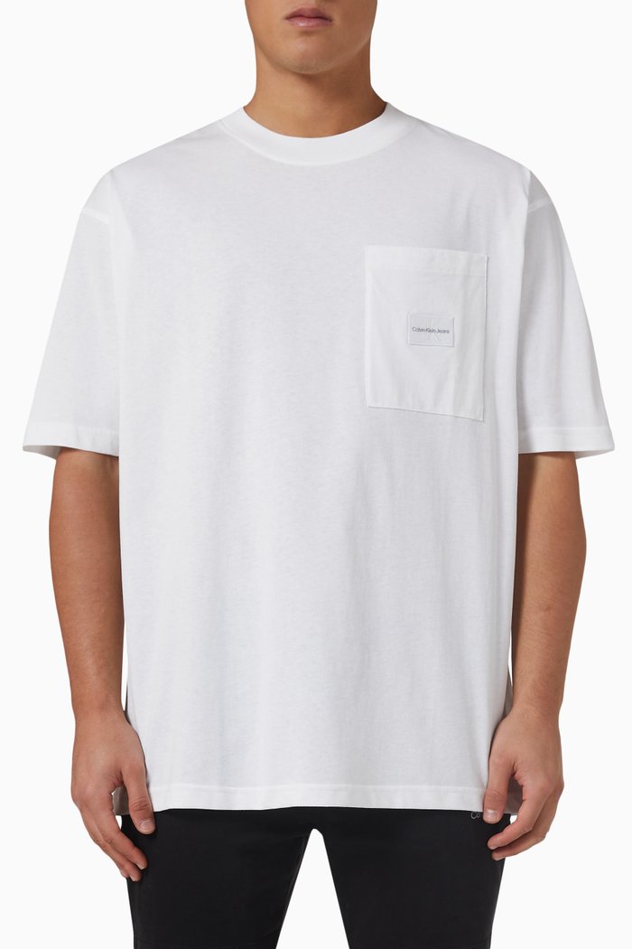 

Oversized T-shirt in Recycled Cotton, White