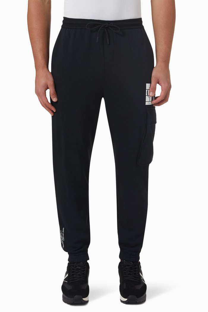 

Sweatpants in Cotton Blend, Black