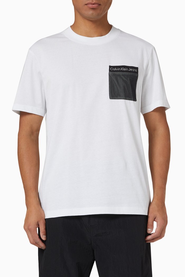 

Logo T-shirt in Cotton Jersey, White