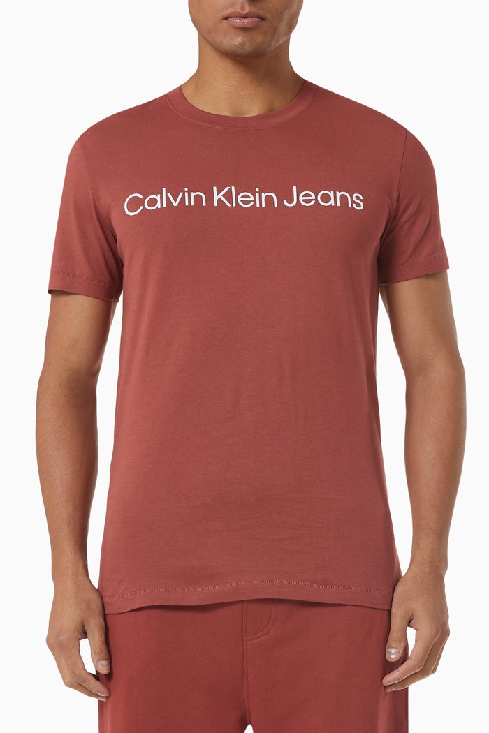 

Logo T-shirt in Cotton Jersey, Orange