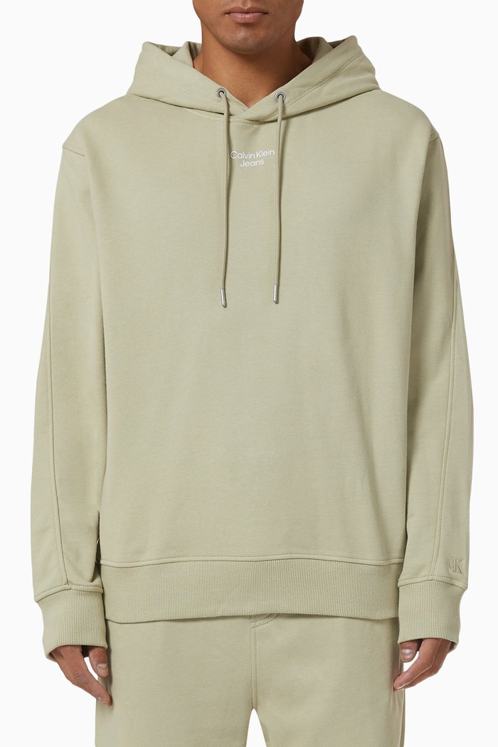 

Relaxed Hoodie in Organic Cotton, Neutral