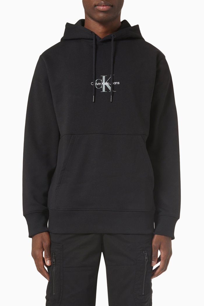 

Logo Hoodie in Organic Cotton, Black