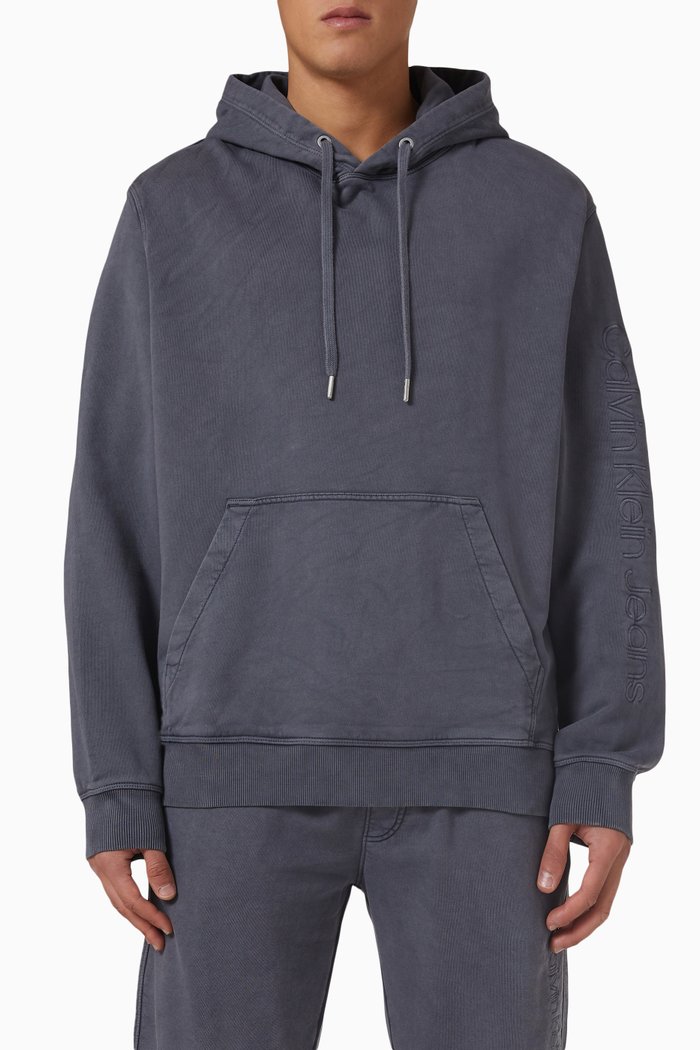

Hoodie in Cotton, Black