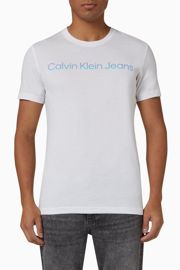 

Logo T-shirt in Cotton Jersey, White