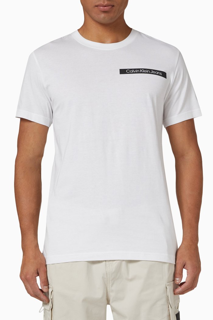 

Logo T-shirt in Cotton Jersey, White