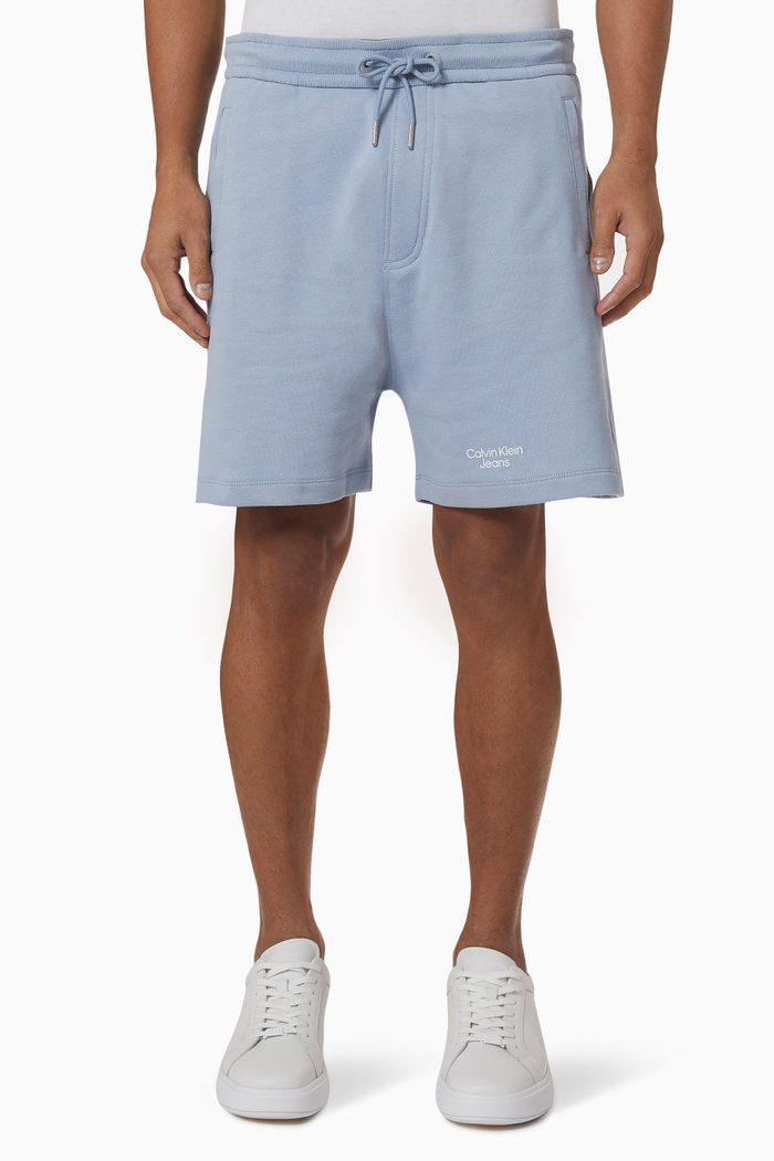 

Relaxed Jogger Shorts in Organic Cotton, Grey