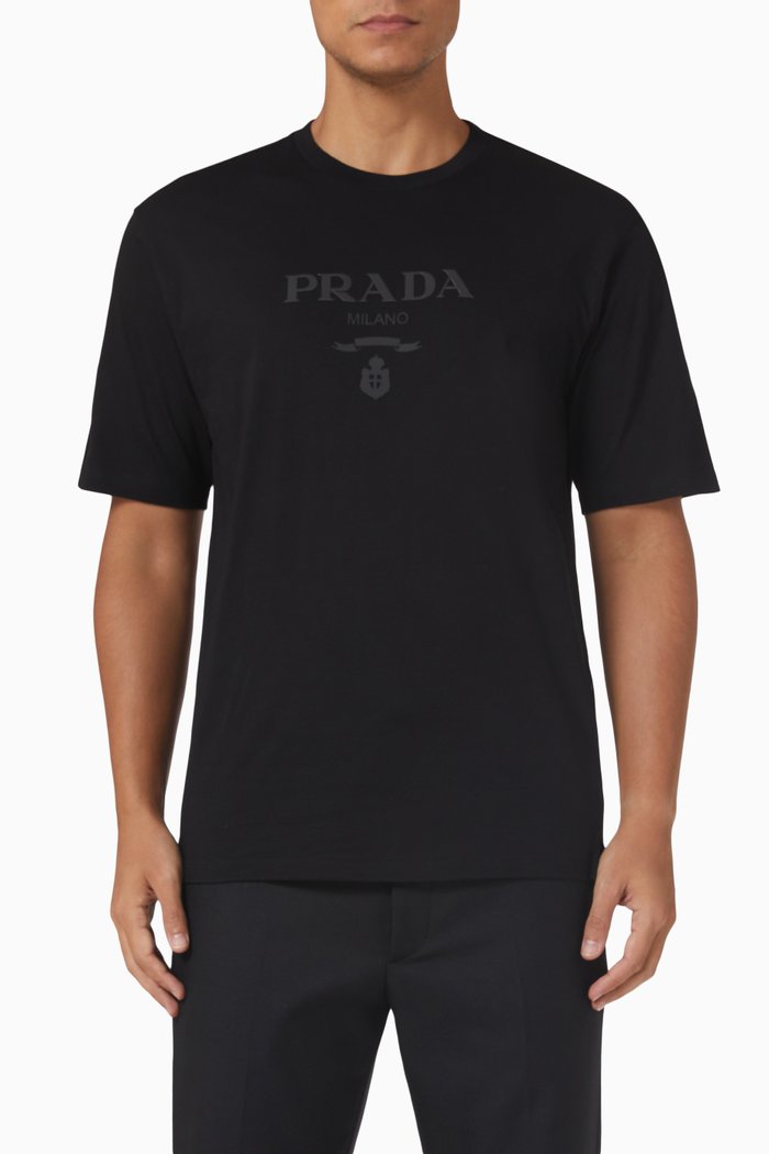 

T-shirt in Cotton Jersey, Black