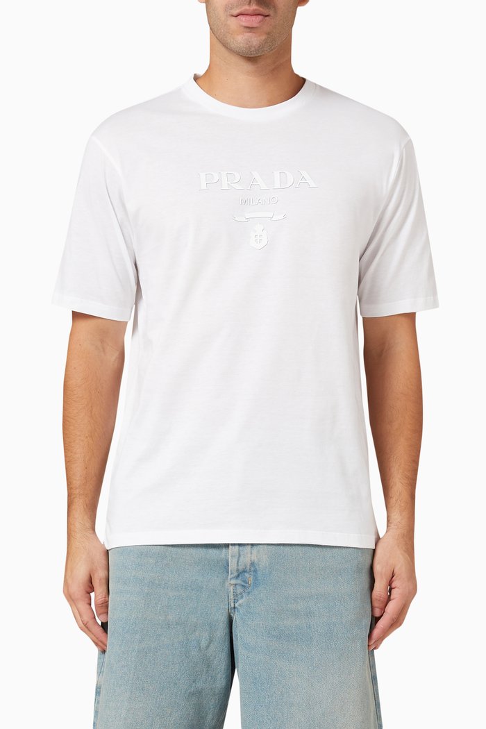 

T-shirt in Cotton Jersey, White