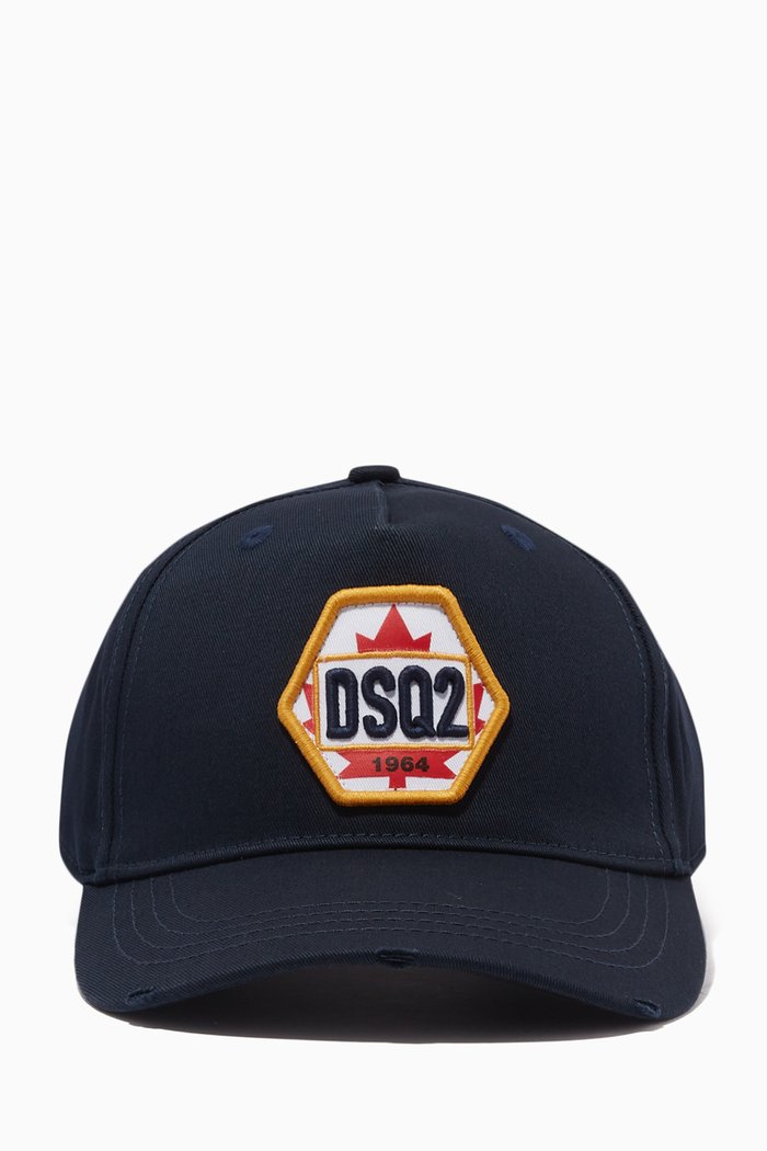 

DSQ2 1964 Baseball Cap in Gabardine, Blue