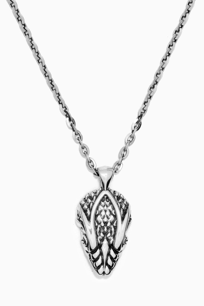 

Large Serpens Pendant Necklace in Sterling Silver
