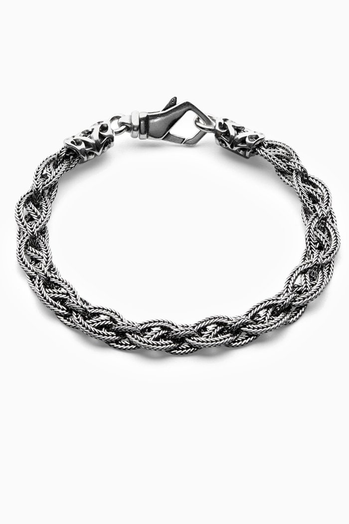 

Large Celtic Braid Bracelet in Sterling Silver