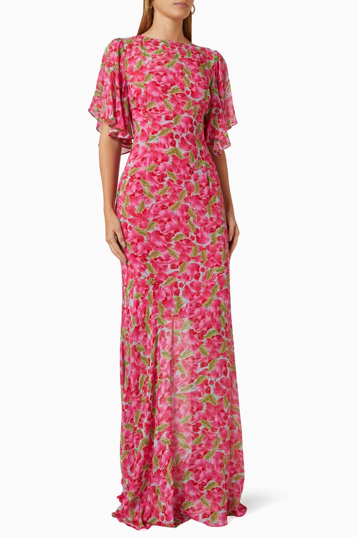 

Paloma Floral Print Maxi Dress, Pink