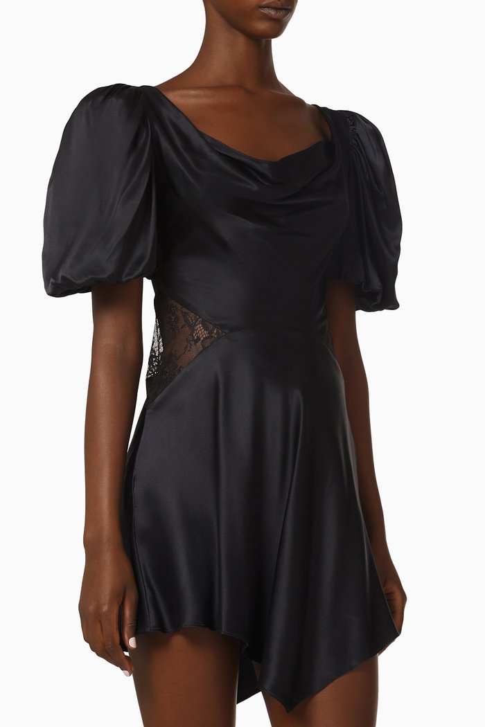 

Gladys Mini Dress, Black