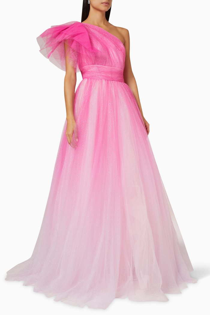

Ombre Tulle Gown, Pink