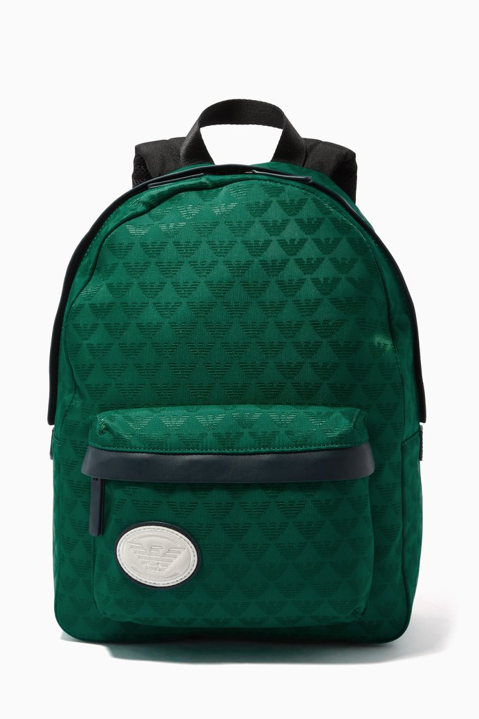 

EA Eagle Patch Backpack in Jacquard, Green