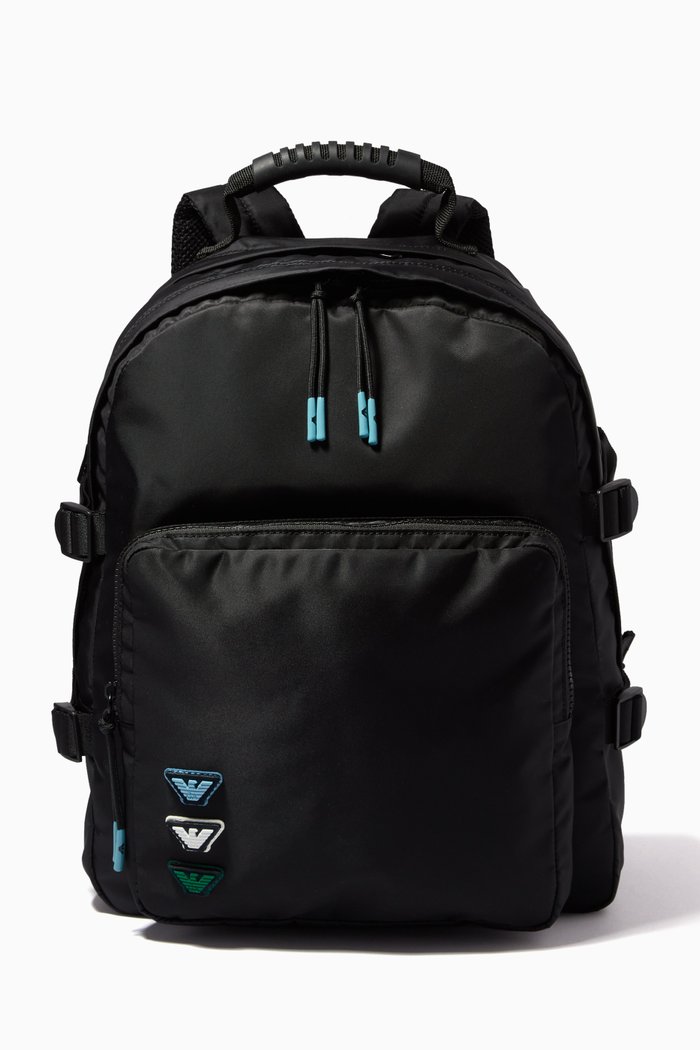 

EA Eagle Patch Backpack in Nylon, Black