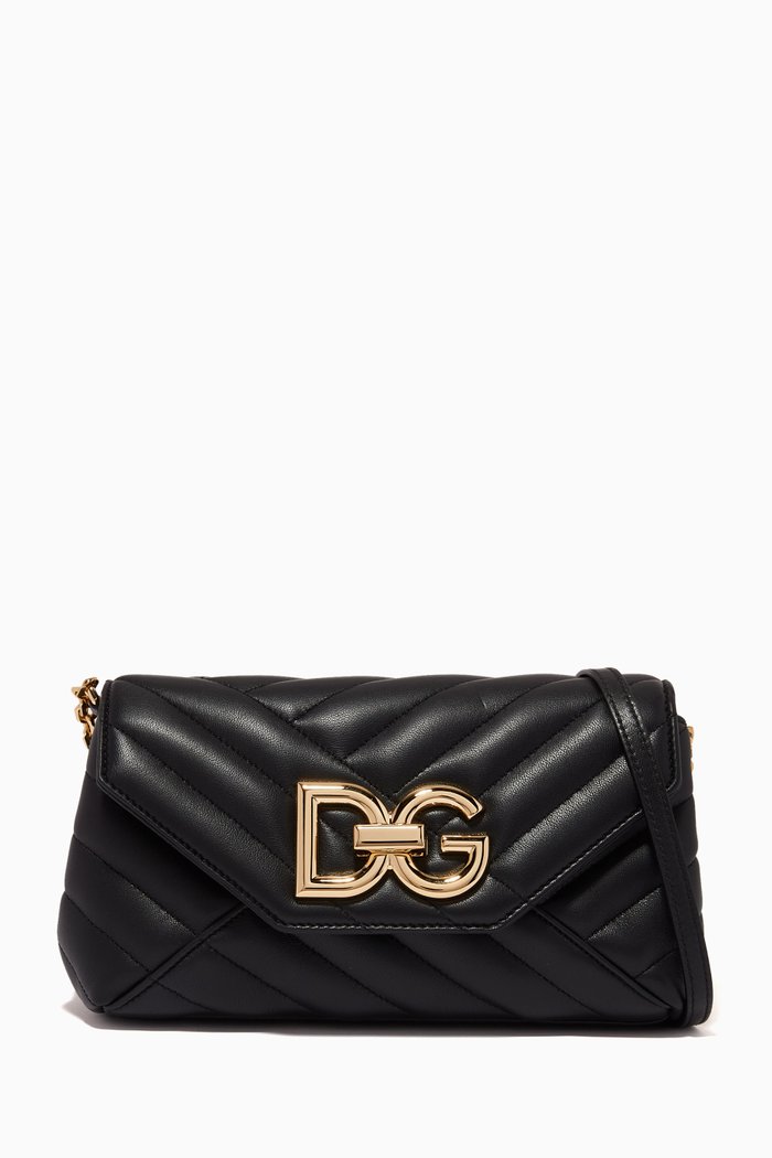 

Small Lop Bag in Quilted-nappa, Black